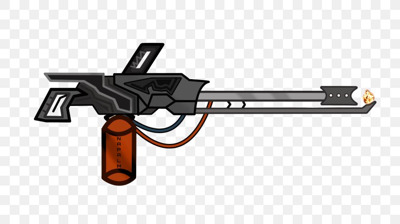 Trigger Flamethrower Drawing Firearm Gun, PNG, 805x459px, Trigger, Air Gun, Drawing, Firearm, Flamethrower Download Free