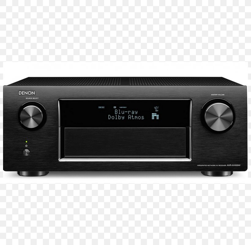 AV Receiver Denon AVR-X4300H Home Theater Systems Dolby Atmos, PNG, 800x800px, 4k Resolution, Av Receiver, Audio, Audio Equipment, Audio Receiver Download Free
