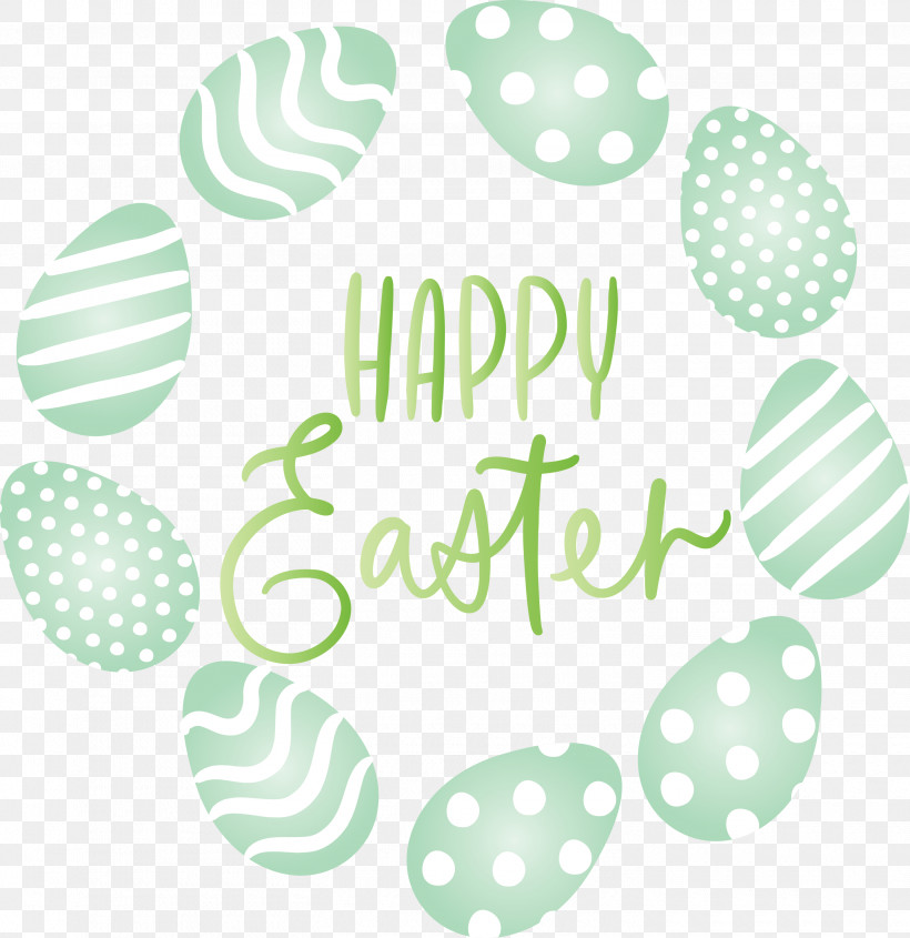 Easter Day Happy Easter Day, PNG, 2910x3000px, Easter Day, Circle, Green, Happy Easter Day, Polka Dot Download Free