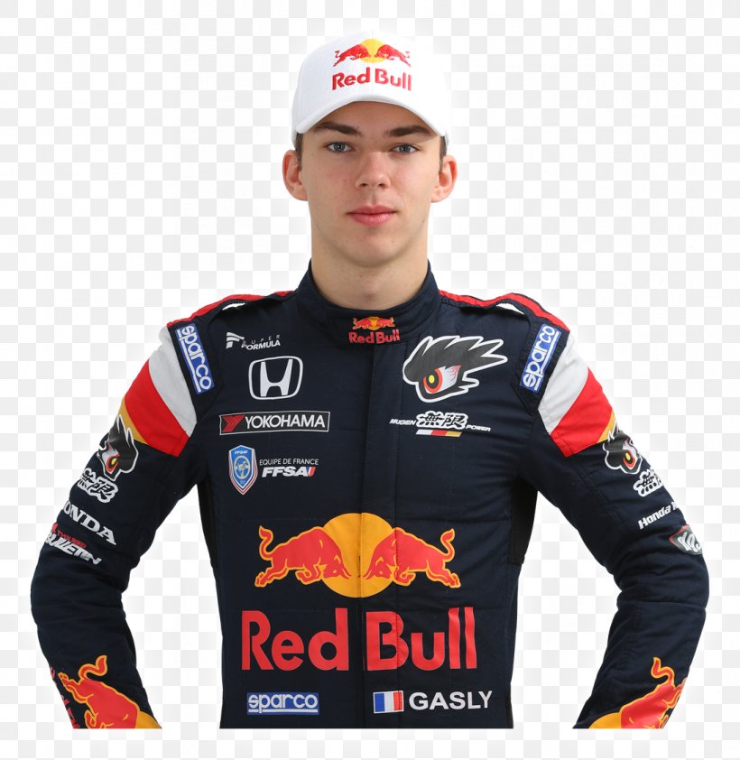 Pierre Gasly 2017 Super Formula Championship Red Bull Racing T-shirt, PNG, 1089x1119px, Red Bull, Brand, Car, Formula Racing, Jacket Download Free