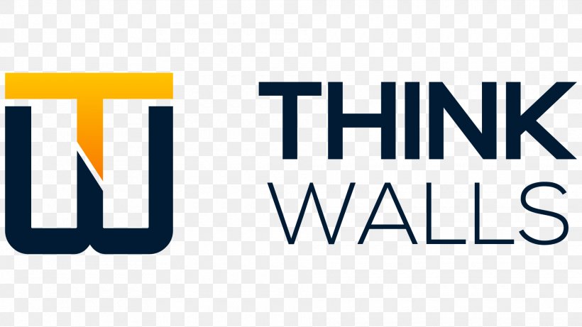 THINKWALLS Wallpaper Logo Canvas, PNG, 1920x1080px, Wall, Area, Art, Blue, Brand Download Free