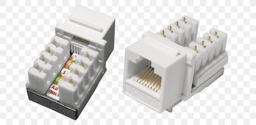 Electrical Connector Registered Jack Keystone Module 8P8C Category 5 Cable, PNG, 700x400px, Electrical Connector, Adapter, Category 5 Cable, Computer Network, Connectivity Download Free