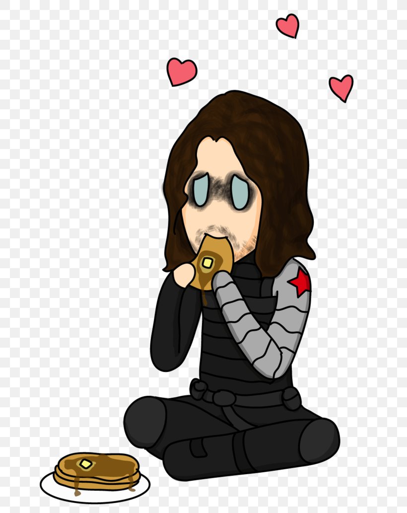 Bucky Barnes Pancake Cartoon Fan Art Character, PNG, 774x1033px, Bucky Barnes, Art, Cartoon, Character, Comics Download Free