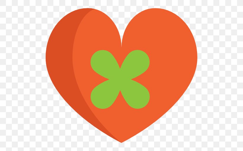 Green Shamrock Clip Art, PNG, 512x512px, Green, Heart, Orange, Petal, Shamrock Download Free