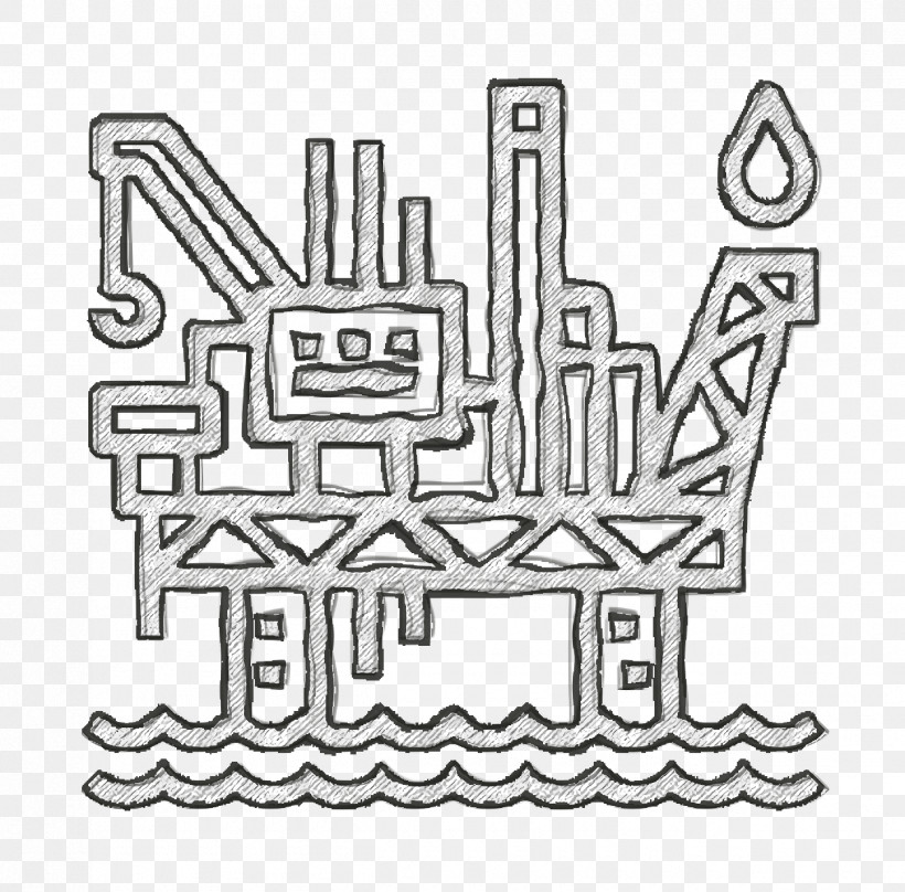 Industry Icon Oil Platform Icon Oil Icon, PNG, 1250x1232px, Industry Icon, Black, Black And White, Geometry, Line Download Free