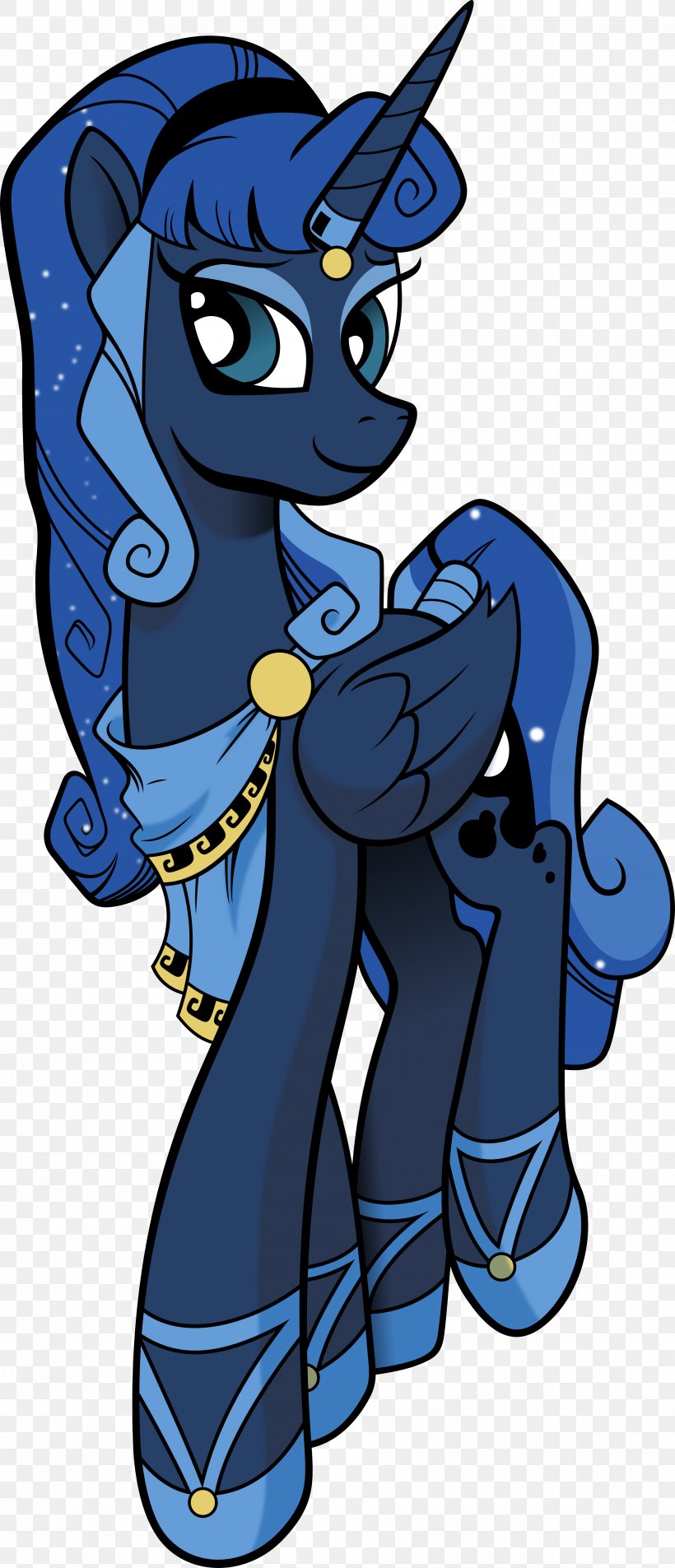 Pony Princess Luna Princess Celestia Princess Cadance DeviantArt, PNG, 3550x8250px, Pony, Art, Cartoon, Cobalt Blue, Deviantart Download Free