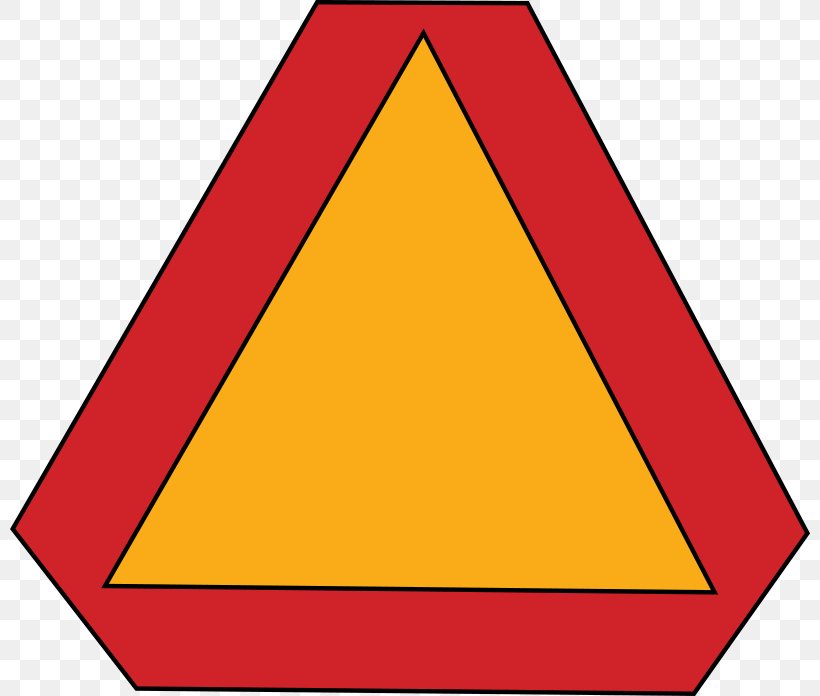 Slow Moving Vehicle Traffic Sign Clip Art, PNG, 800x696px, Slow Moving Vehicle, Area, Driving, Free Content, Scalable Vector Graphics Download Free