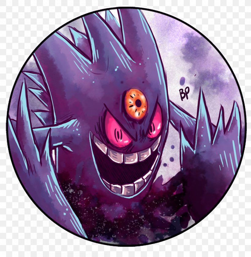 Gengar Imgur Mega Fan Art Pokémon, PNG, 1200x1229px, Watercolor, Cartoon, Flower, Frame, Heart Download Free