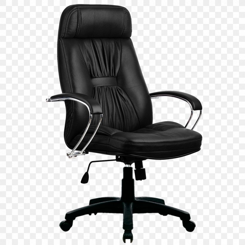 Office & Desk Chairs Swivel Chair Furniture, PNG, 1200x1200px, Office Desk Chairs, Armrest, Back Office, Bicast Leather, Black Download Free