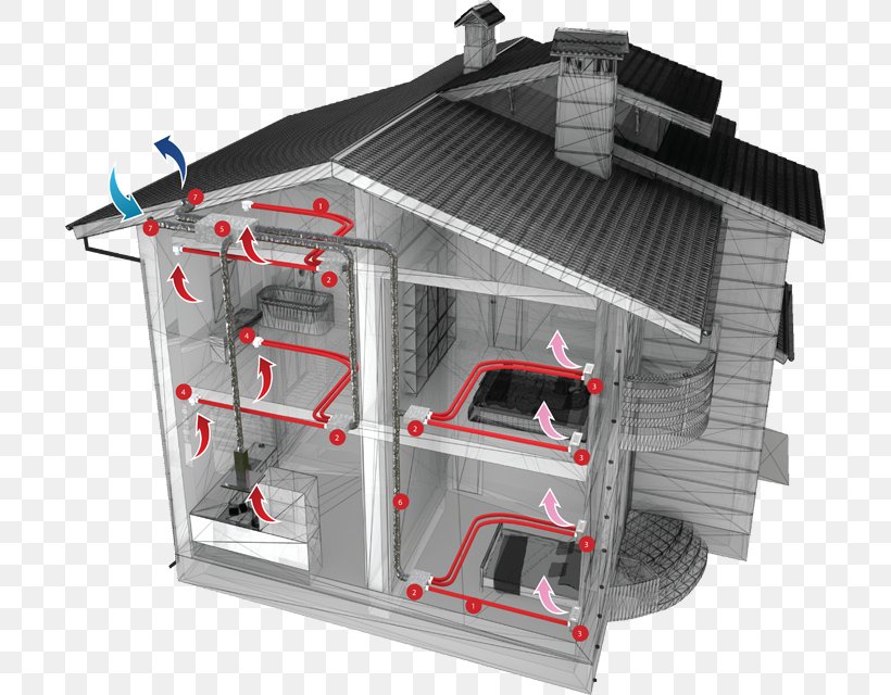 Ventilation Building Air Handler Plenum Space Room Air Distribution, PNG, 700x640px, Ventilation, Air Handler, Basement, Building, Description Download Free