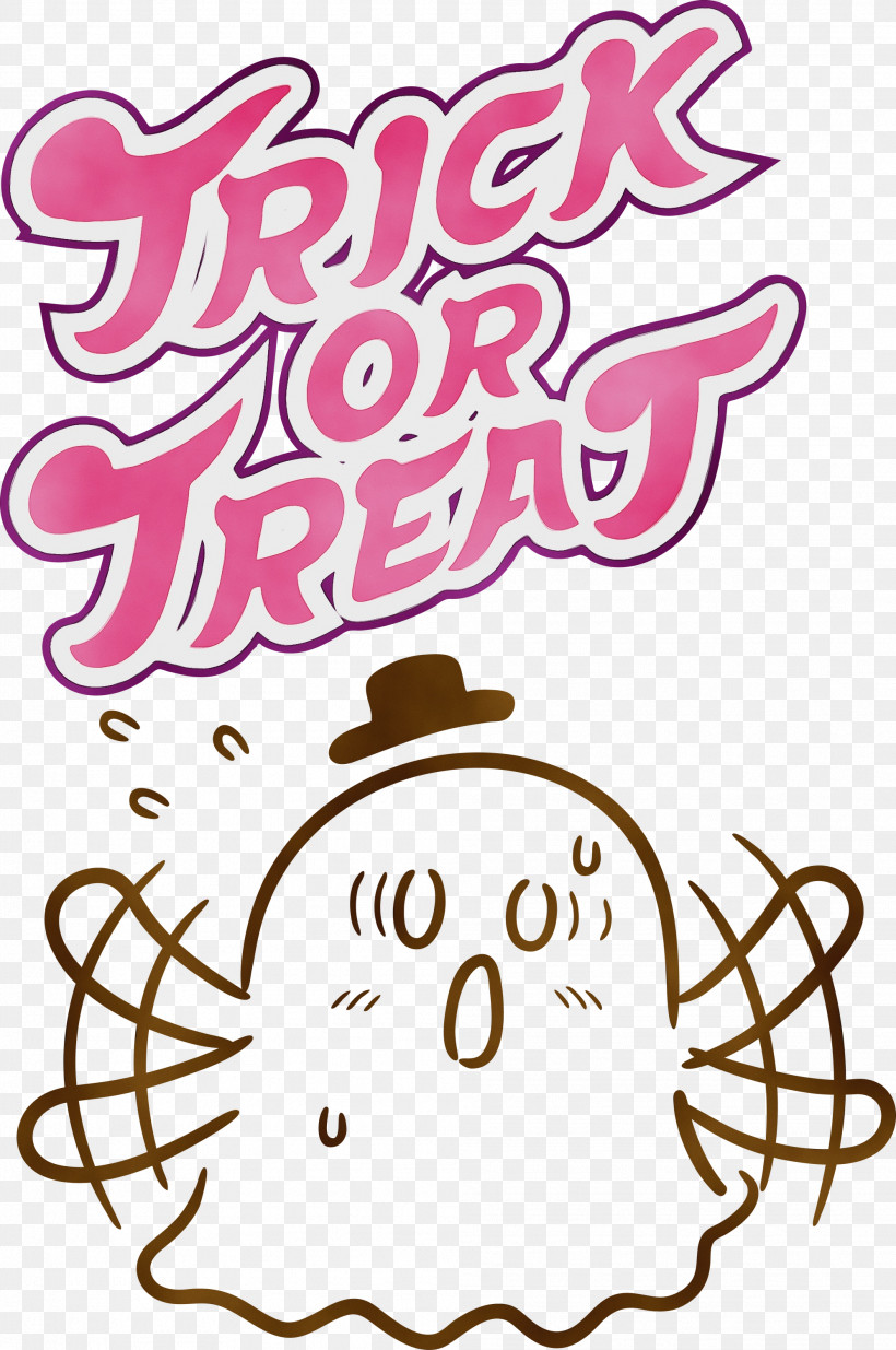 Cartoon Drawing Logo Icon Sticker, PNG, 1991x3000px, Trick Or Treat, Cartoon, Drawing, Happy Halloween, Logo Download Free