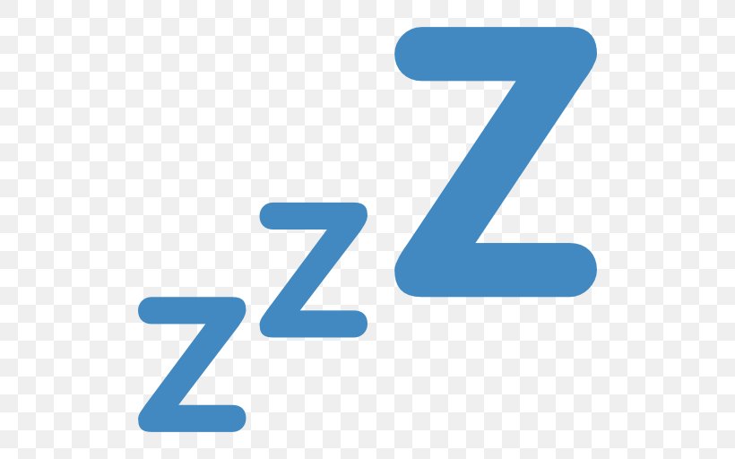 Emoji Sleep, PNG, 512x512px, Emoji, Area, Blue, Brand, Emojipedia Download Free