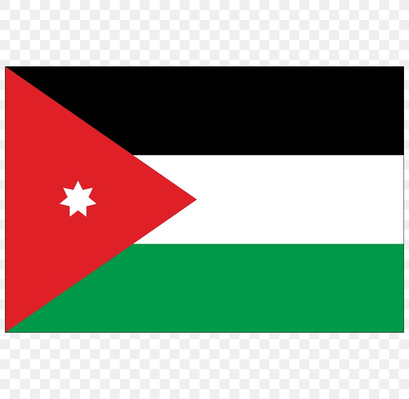 Flag Of Jordan Flag Of Palestine Flag Of Kuwait, PNG, 800x800px, Flag Of Jordan, Area, Brand, Flag, Flag Of Israel Download Free