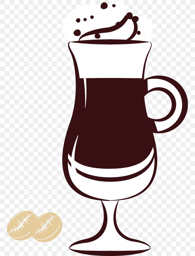Latte Coffee Cappuccino Caffxe8 Mocha Clip Art, PNG, 761x1080px, Latte, Caffxe8 Mocha, Cappuccino, Cartoon, Coffee Download Free