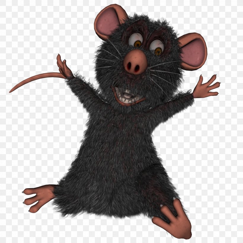Rat Rodent Rendering World Wide Web, PNG, 3750x3750px, Rat, Animal Figure, Cartoon, Internet, Mole Download Free