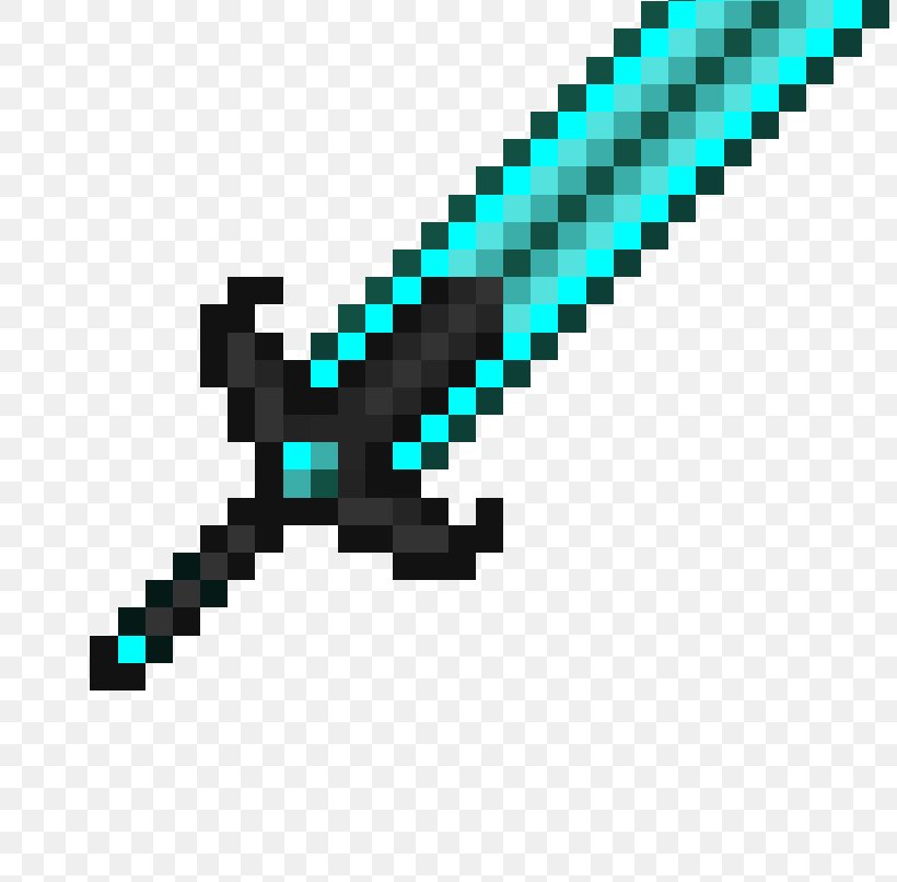 Sword Pixel Art Minecraft Image, PNG, 807x806px, Sword, Arts, Diagram