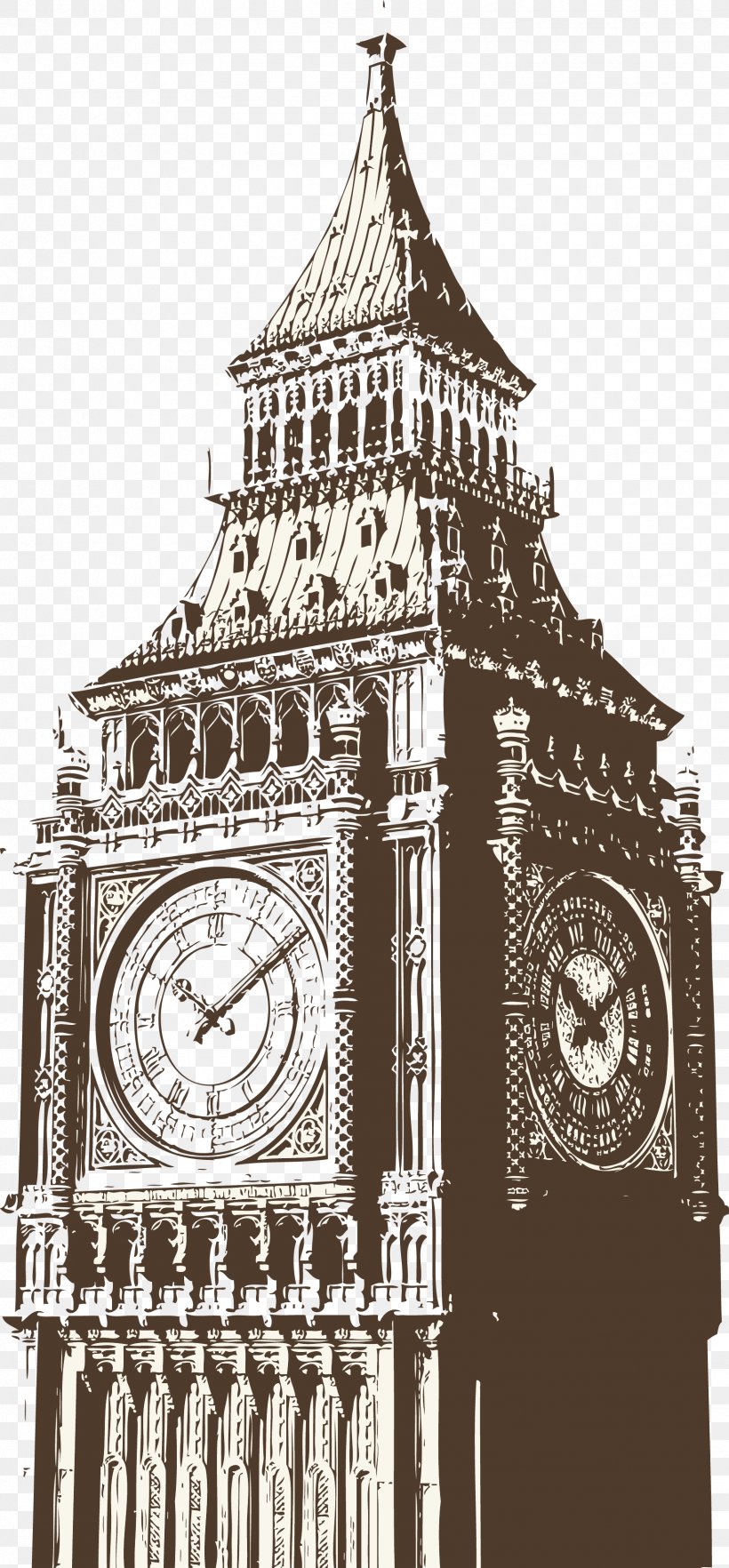 Big Ben Westminster Bridge Palace Of Westminster London Eye Wallpaper, PNG, 1711x3681px, 4k Resolution, Big Ben, Arch, Bell Tower, Black And White Download Free