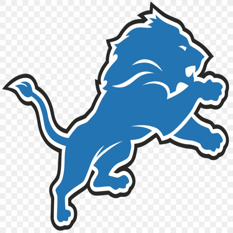 Detroit Lions NFL American Football National Football Conference, PNG, 3000x3000px, Detroit Lions, American Football, Area, Artwork, Black And White Download Free