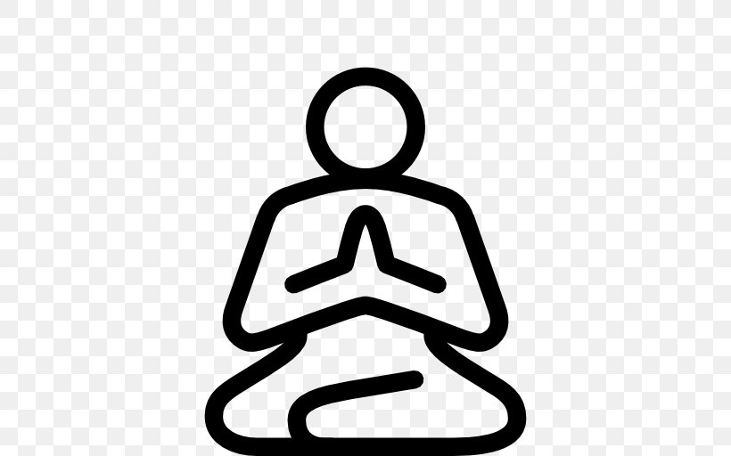 Meditation, PNG, 512x512px, Meditation, Area, Black And White, Buddhist Meditation, Guru Download Free