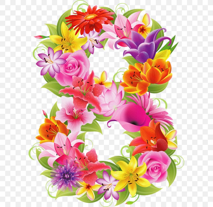Number Flower Clip Art, PNG, 599x800px, Number, Art, Cut Flowers, Data, Floral Design Download Free