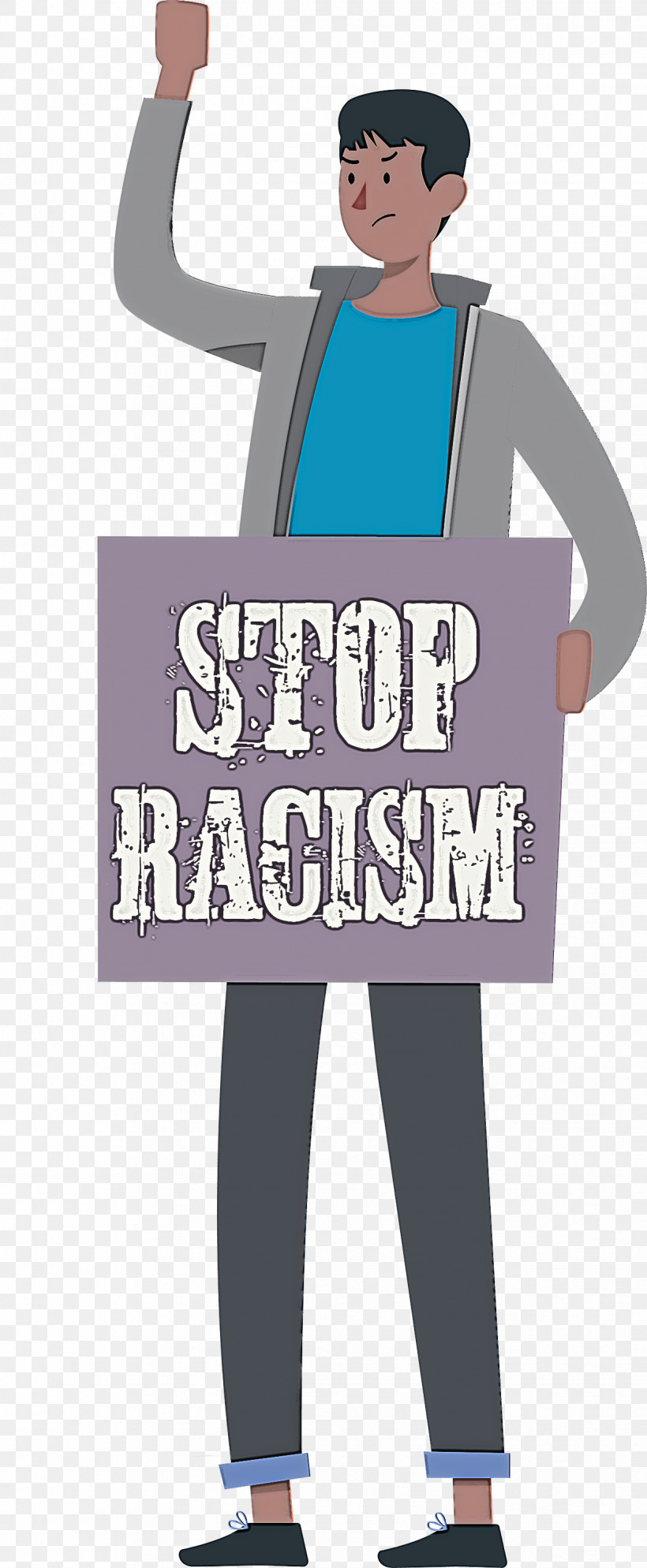 STOP RACISM, PNG, 1237x3000px, Stop Racism, Cartoon, Human, Job, Meter Download Free