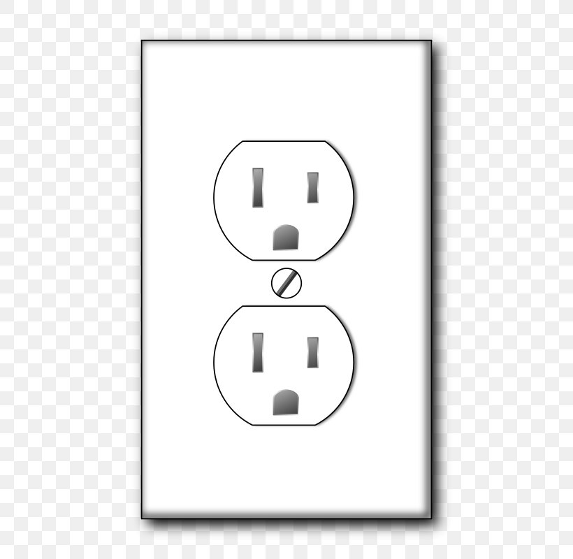 AC Power Plugs And Sockets Factory Outlet Shop Electricity Alternating Current Clip Art, PNG, 530x800px, Ac Power Plugs And Sockets, Ac Power Plugs And Socket Outlets, Alternating Current, Area, Black And White Download Free