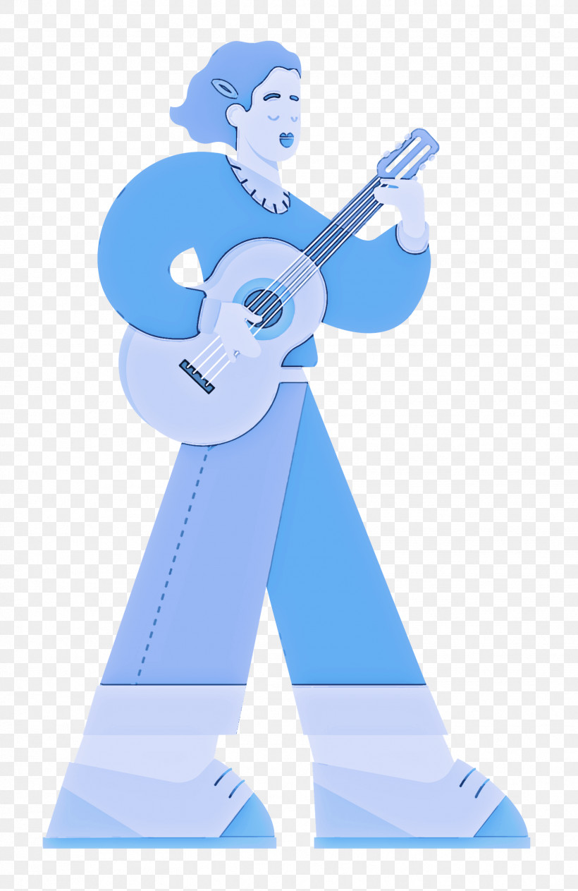 Playing The Guitar Music Guitar, PNG, 1623x2500px, Playing The Guitar, Biology, Cartoon, Costume, Drawing Download Free