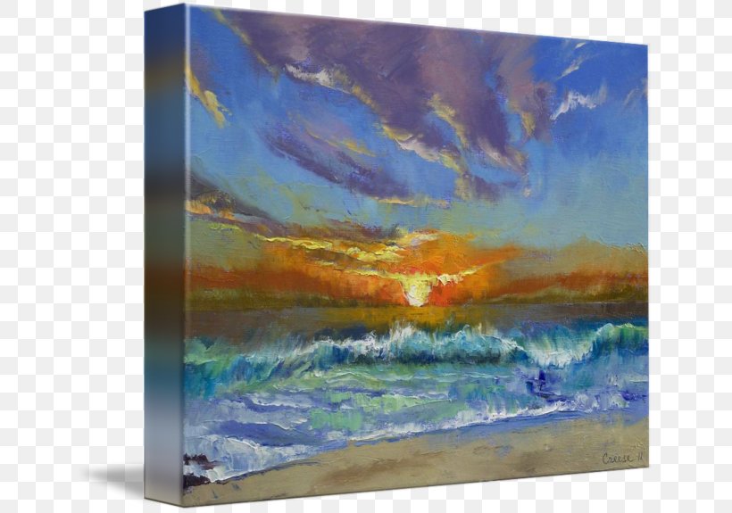 Watercolor Painting Malibu Canvas Print, PNG, 650x575px, Painting, Acrylic Paint, Art, Artwork, Beach Download Free