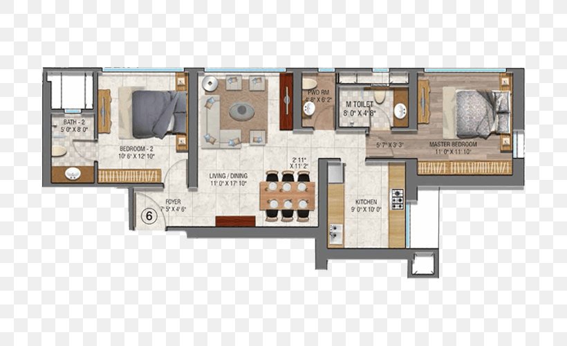3D Floor Plan Auris Serenity Apartment, PNG, 700x500px, 3d Floor Plan, Floor Plan, Apartment, Auris Serenity, Electronic Component Download Free