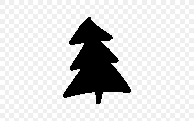 Christmas Tree Pine, PNG, 512x512px, Christmas Tree, Black And White, Christmas, Christmas Ornament, Drawing Download Free