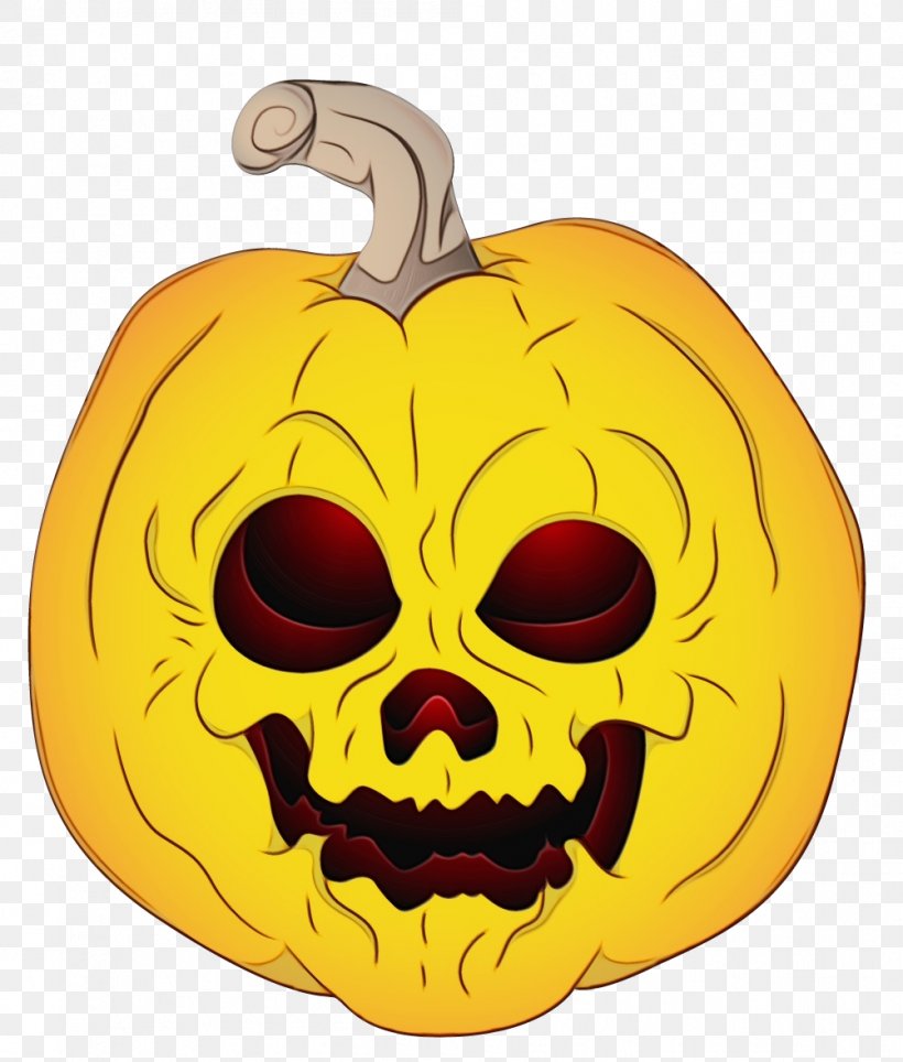 Halloween Pumpkin Cartoon, PNG, 1002x1179px, Watercolor, Calabaza, Carving, Cucurbita, Fruit Download Free