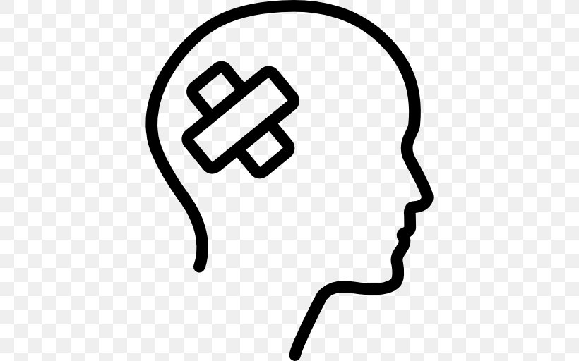 Human Head Drawing Brain Clip Art, PNG, 512x512px, Human Head, Area, Black, Black And White, Brain Download Free