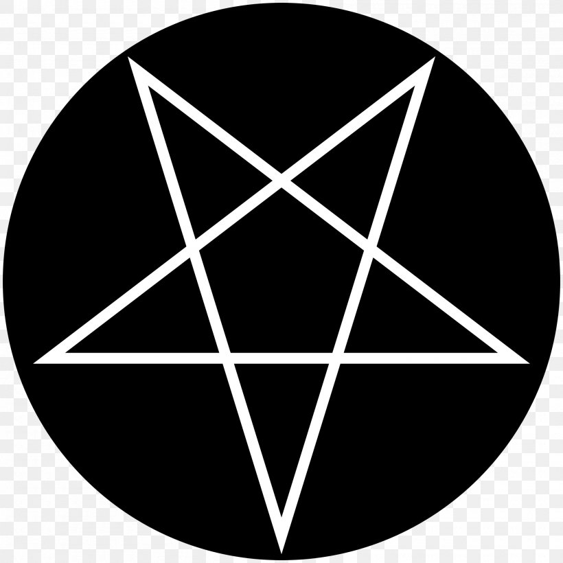 Pentagram Pentacle Sigil Of Baphomet Satanism, PNG, 2000x2000px, Pentagram, Anton Lavey, Area, Baphomet, Black Download Free