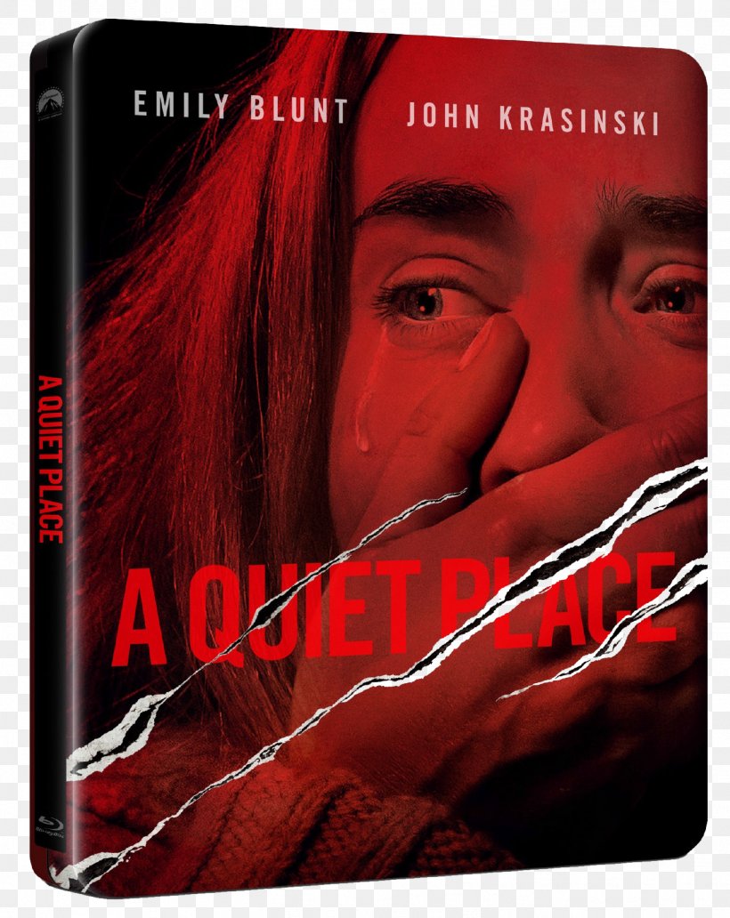 Blu-ray Disc A Quiet Place Ultra HD Blu-ray John Krasinski Paramount Pictures, PNG, 1369x1724px, 4k Resolution, 2018, Bluray Disc, Album, Album Cover Download Free