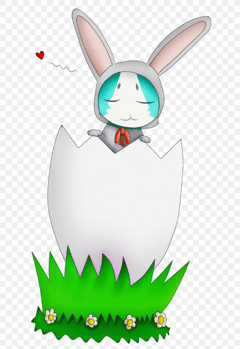 Cartoon Green Rabbit Rabbits And Hares Smile, PNG, 670x1192px, Cartoon, Green, Rabbit, Rabbits And Hares, Smile Download Free