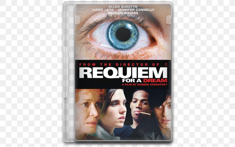Ellen Burstyn Requiem For A Dream Darren Aronofsky YouTube Keith David, PNG, 512x512px, Ellen Burstyn, Darren Aronofsky, Dvd, Eye, Eyelash Download Free