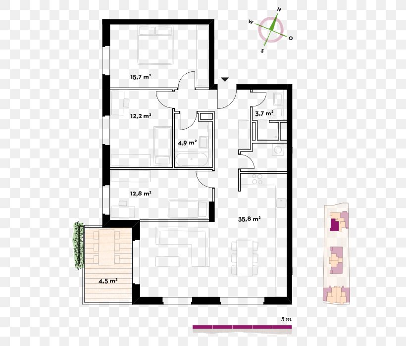 Floor Plan Room House Apartment Furniture, PNG, 750x699px, Floor Plan, Apartment, Area, Bedroom, Diagram Download Free