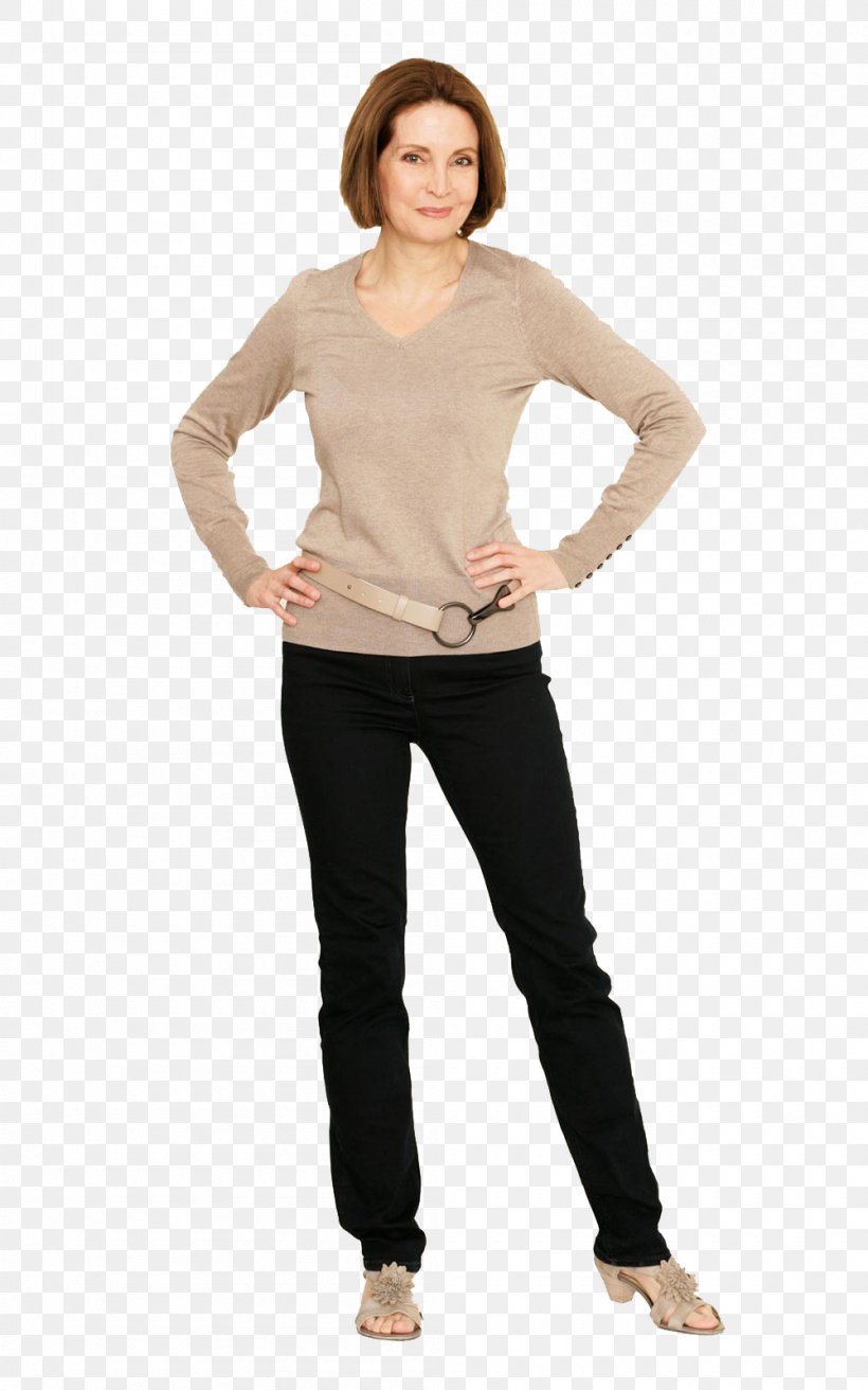 Long-sleeved T-shirt Jeans Long-sleeved T-shirt Waist, PNG, 1000x1600px, Tshirt, Abdomen, Arm, Clothing, Jeans Download Free