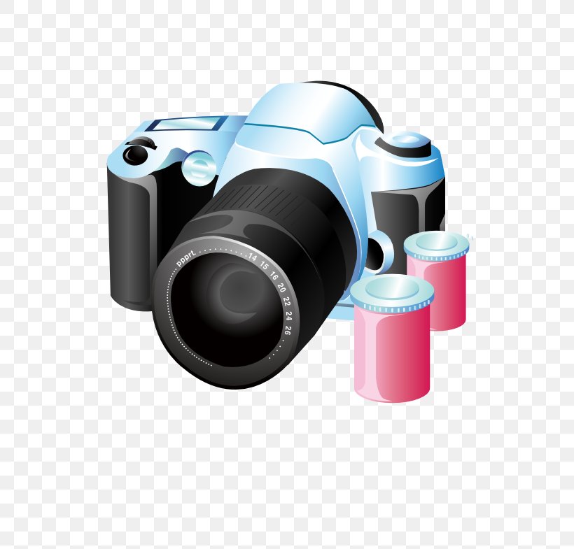 Professional Video Camera Digital SLR Photography Clip Art, PNG, 555x785px, Camera, Camera Lens, Cameras Optics, Digital Camera, Digital Cameras Download Free