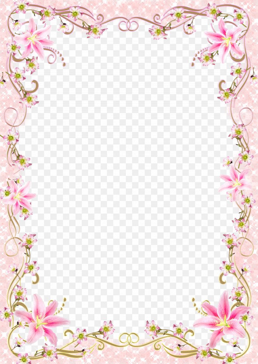 Download Picture Frame Template, PNG, 3770x5332px, Picture Frame, Area, Digital Photo Frame, Floral Design, Flower Download Free