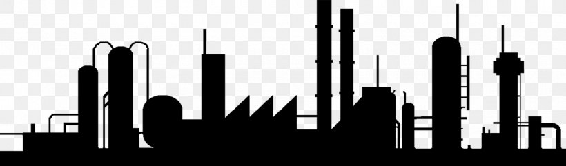 Industry Silhouette Manufacturing Industrial Park Logo, PNG, 1520x447px, Industry, Automation, Black And White, Brand, City Download Free