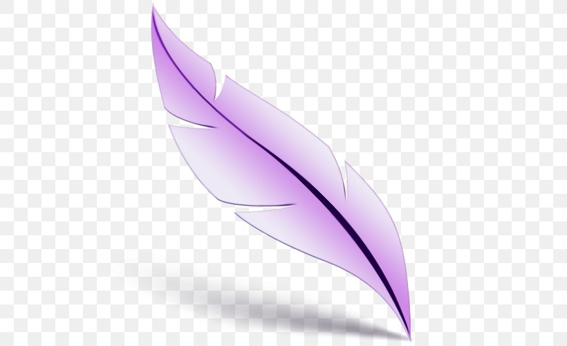 Purple Watercolor Flower, PNG, 500x500px, Watercolor, Botany, Fashion Accessory, Feather, Flower Download Free