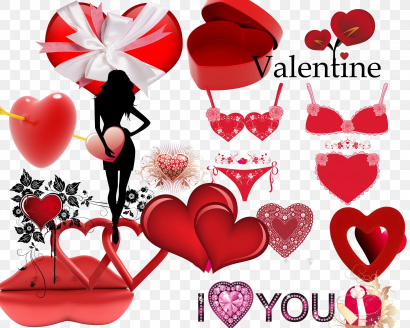 Valentines Day Clip Art, PNG, 3000x2400px, Watercolor, Cartoon, Flower, Frame, Heart Download Free