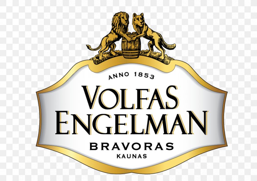Beer Olvi Volfas Engelman Brewery Švyturys, PNG, 842x595px, Beer, Bitter, Brand, Brewery, Crest Download Free