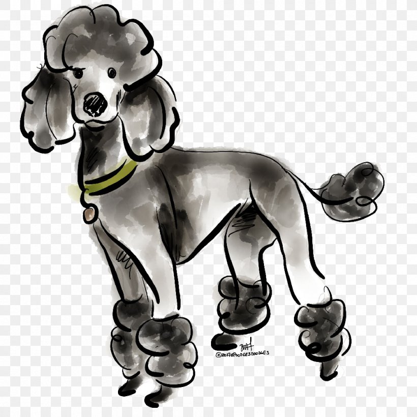 Dog Breed Standard Poodle Puppy Cockapoo, PNG, 1000x1000px, Dog Breed, Art, Black And White, Breed, Carnivoran Download Free