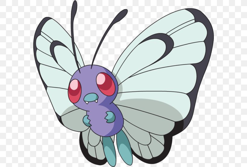 Butterfree Pokémon Caterpie Beedrill Weedle, PNG, 600x553px, Butterfree, Arthropod, Beedrill, Brush Footed Butterfly, Butterfly Download Free