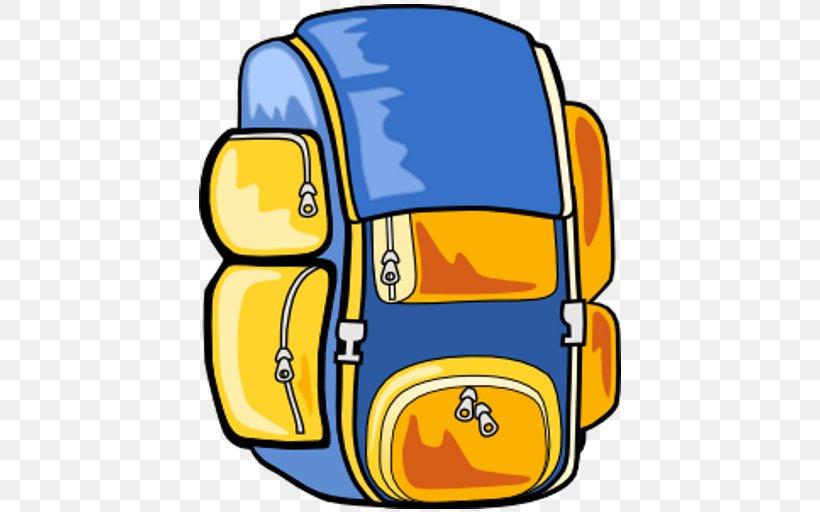 Clip Art Backpack Vector Graphics Image Free Content, PNG, 512x512px, Backpack, Backpacking, Hiking, Mode Of Transport, Motor Vehicle Download Free