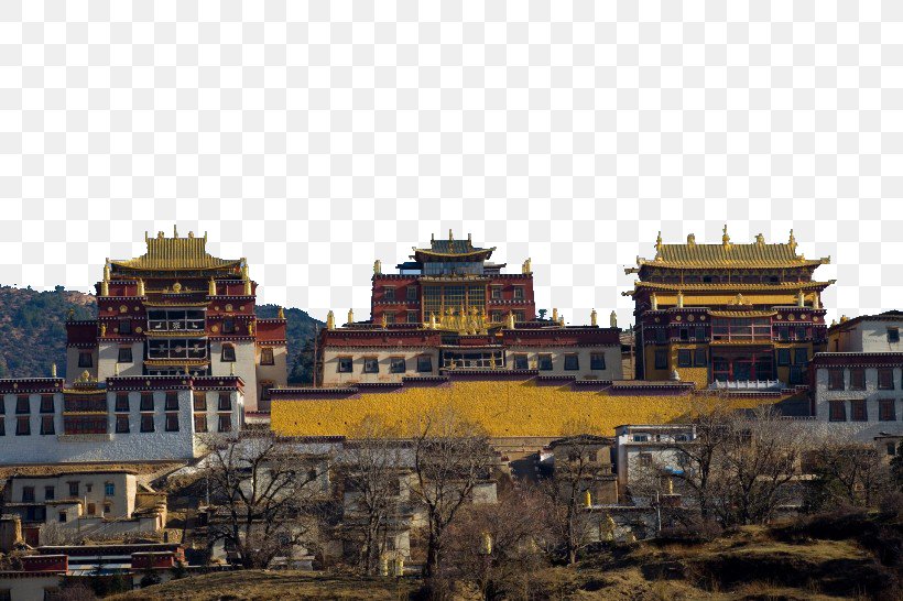 Ganden Sumtseling Monastery Lijiang Meili Snow Mountains Tibet Sony Ericsson F305, PNG, 820x546px, Ganden Sumtseling Monastery, Building, Chinese Architecture, Facade, Fukei Download Free