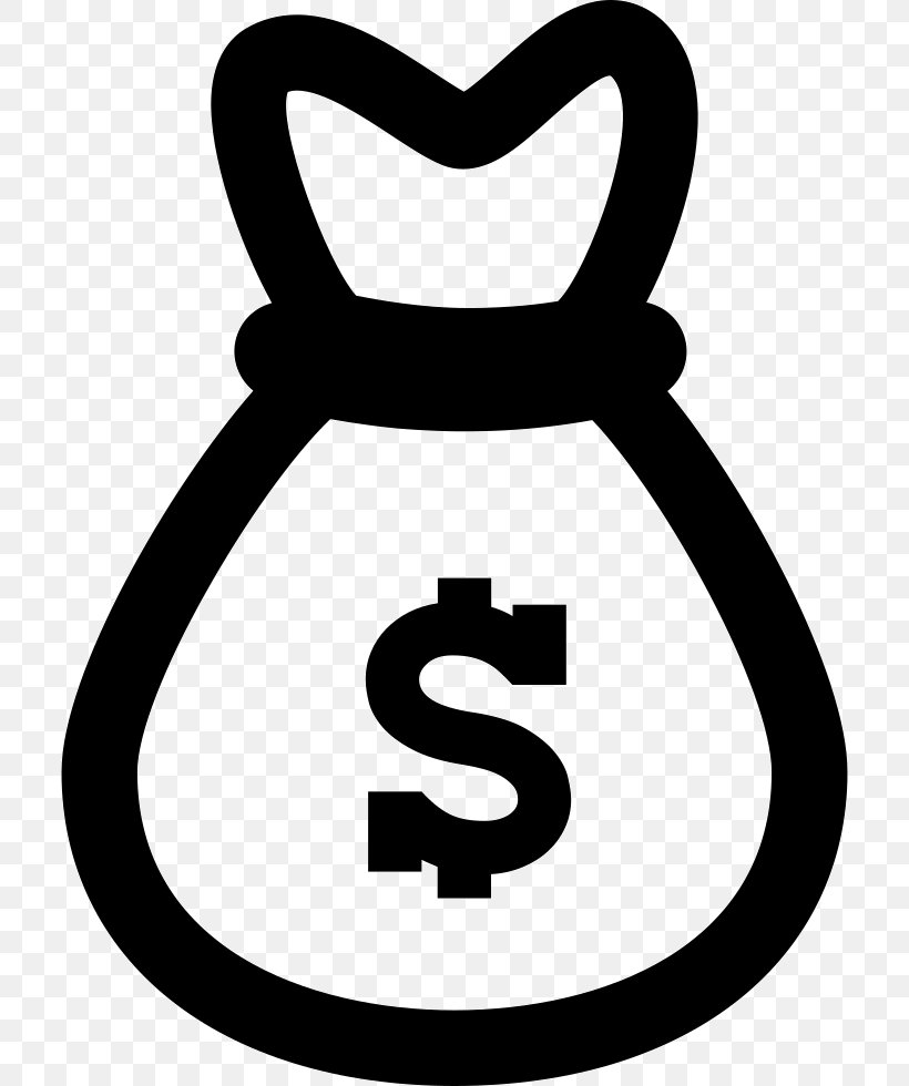 Money Bag United States Dollar Dollar Sign Clip Art, PNG, 710x980px, Money Bag, Area, Black And White, Business, Coin Download Free