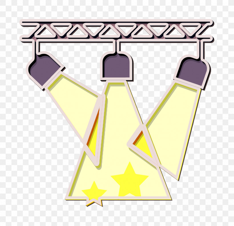 Spotlight Icon Spotlights Icon Entertainment Icon, PNG, 1238x1200px, Spotlight Icon, Cartoon, Diagram, Entertainment Icon, Geometry Download Free